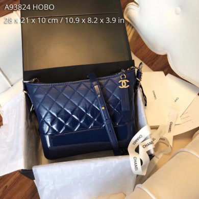 A93824, CHANEL'S GABRIELLE Hobo Bag, Silver-Tone & Gold-Tone Metal