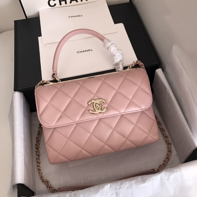 A92236, Small Flap Bag with Top Handle, CHANEL HANDBAG, 25CM
