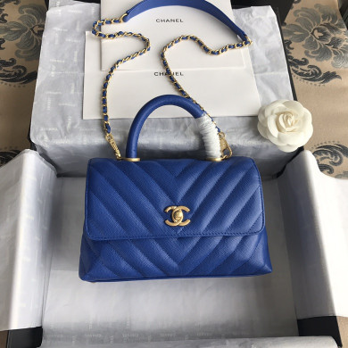A92990, Small Flap Bag with Top Handle, CHANEL Handbags, Caviar, Grained Calfskin, Lizard & Gold-Tone Metal
