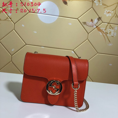 510304, Marmont New Small Leather Shoulder Bag, GUCCI HANDBAGS