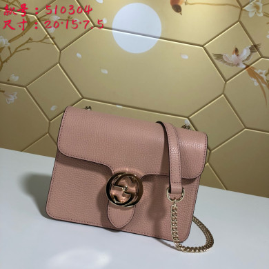 510304, Marmont New Small Leather Shoulder Bag, GUCCI HANDBAGS