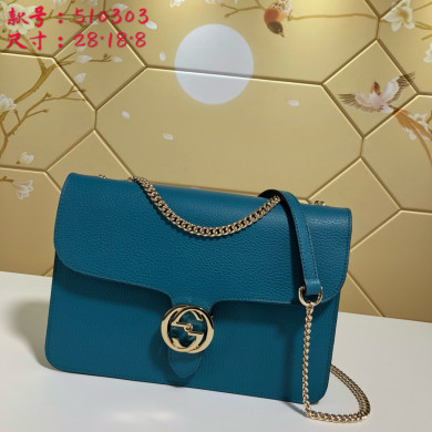 510303, Marmont New Large Leather Shoulder Bag, Drop 50cm / 19.7inches, GUCCI HANDBAGS