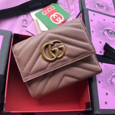 474802, GG Marmont matelassé wallet