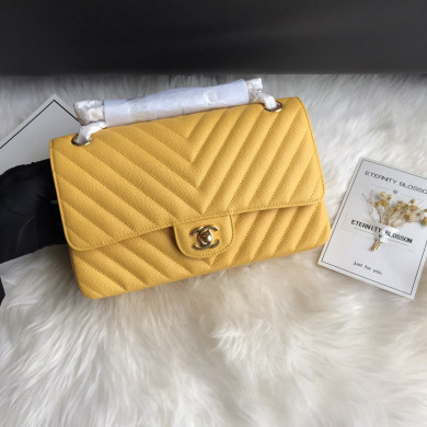 A01112, Classic Handbag, Chanel handbag, Grained Calfskin / caviar