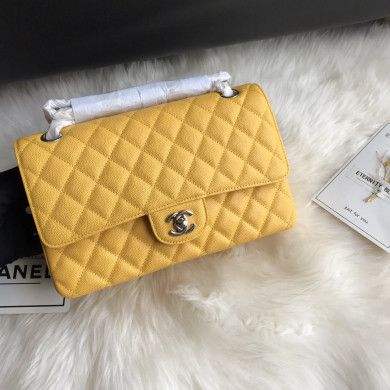 A01112, Classic Handbag, Chanel handbag, Grained Calfskin / caviar