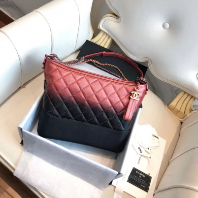 A93824, CHANEL'S GABRIELLE Hobo Bag, Silver-Tone & Gold-Tone Metal