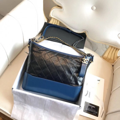 A93824, CHANEL'S GABRIELLE Hobo Bag, Silver-Tone & Gold-Tone Metal