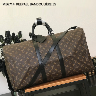 M56714, KEEPALL BANDOULIÈRE 55, Louis Vuitton LV TRAVEL BAG 