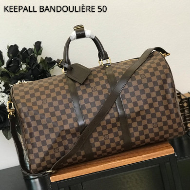 KEEPALL BANDOULIÈRE 50, Louis Vuitton LV TRAVEL BAG 