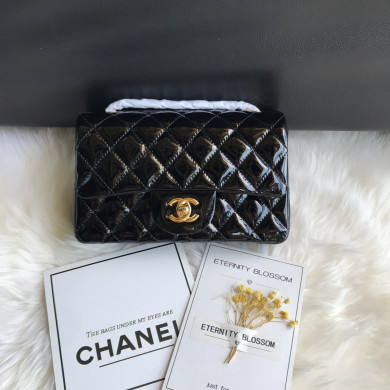 A01116, New Mini Classic Handbag, Chanel handbag, Calfskin, 20CM / 8 INCHES