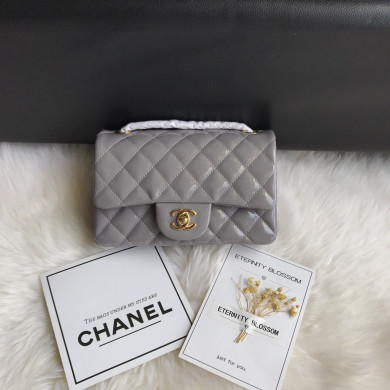 A01116, New Mini Classic Handbag, Chanel handbag, Calfskin, 20CM / 8 INCHES