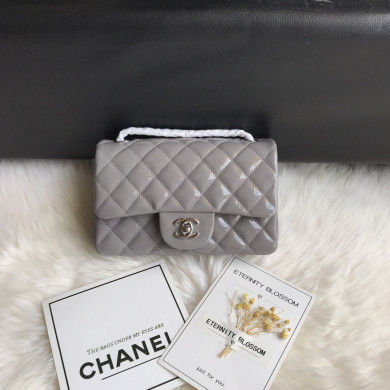 A01116, New Mini Classic Handbag, Chanel handbag, Calfskin, 20CM / 8 INCHES