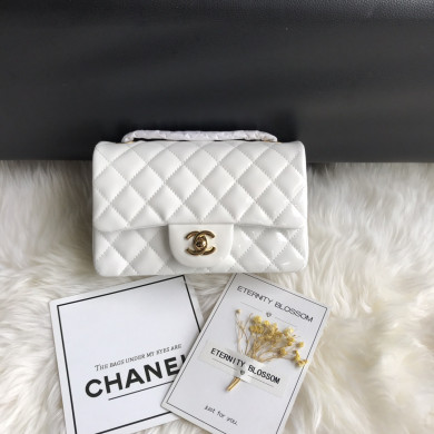 A01116, New Mini Classic Handbag, Chanel handbag, Calfskin, 20CM / 8 INCHES