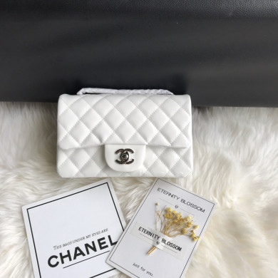 A01116, New Mini Classic Handbag, Chanel handbag, Calfskin, 20CM / 8 INCHES