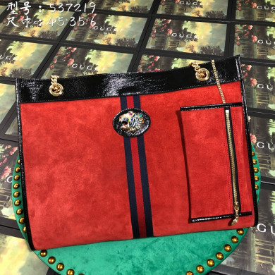537219, Large tote with tiger head, GUCCI Handbags
