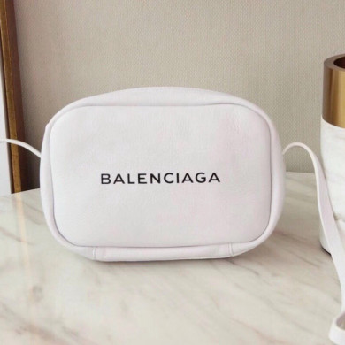 EVERYDAY CAMERA BAG XS, Small calfskin bag with Balenciaga logo