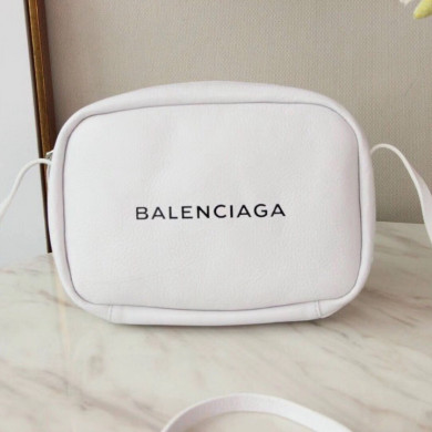 EVERYDAY CAMERA BAG S, calfskin bag with Balenciaga logo