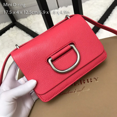 40767081, The Mini Leather D-ring Bag, Burberry Handbags