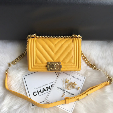 A67085, Small BOY CHANEL Handbag, Calfskin