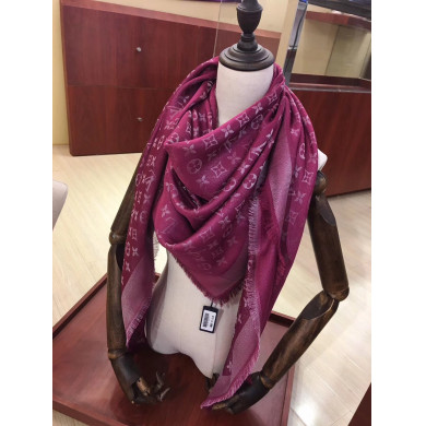 MONOGRAM SHINE(Silver) SHAWL, LOUIS VUITTON LV SHAWL