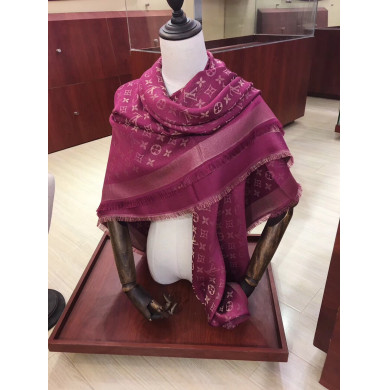 MONOGRAM SHINE(Gold) SHAWL, LOUIS VUITTON LV SHAWL