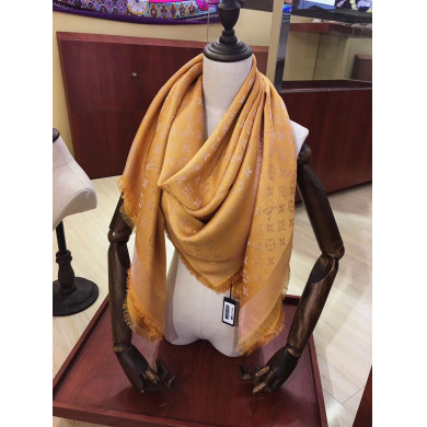 MONOGRAM SHINE(Silver) SHAWL, LOUIS VUITTON LV SHAWL