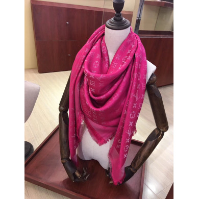 MONOGRAM SHINE(Silver) SHAWL, LOUIS VUITTON LV SHAWL