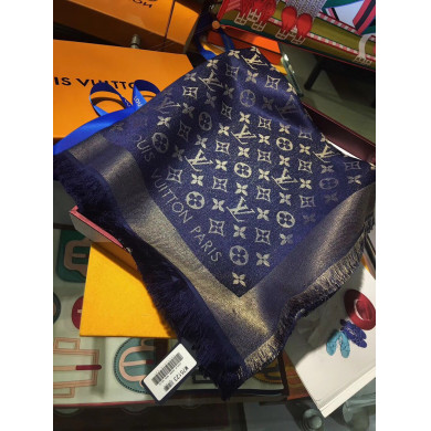 MONOGRAM SHINE(Gold) SHAWL, LOUIS VUITTON LV SHAWL