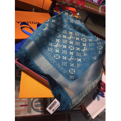 MONOGRAM SHINE(Gold) SHAWL, LOUIS VUITTON LV SHAWL