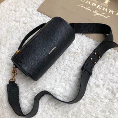 40751031, The Leather Barrel Bag, Burberry handbag

