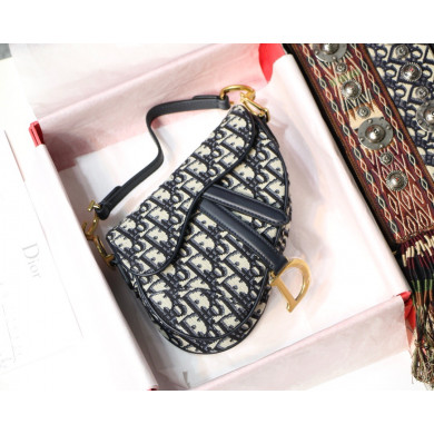 M0447CTZQ, MINI DIOR OBLIQUE SADDLE BAG