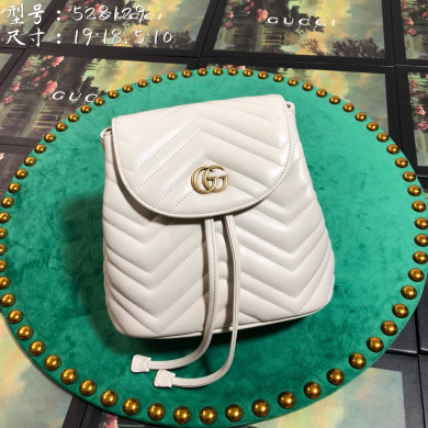 528129 GG Marmont matelassé backpack