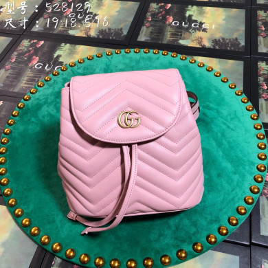 528129 GG Marmont matelassé backpack