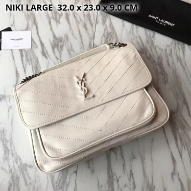 498883 NIKI LARGE IN VINTAGE LEATHER, YSL Saint Laurent