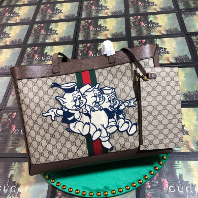 ‎547947 Ophidia GG tote with Three Little Pigs, GUCCI BAG CHINESE NEW YEAR