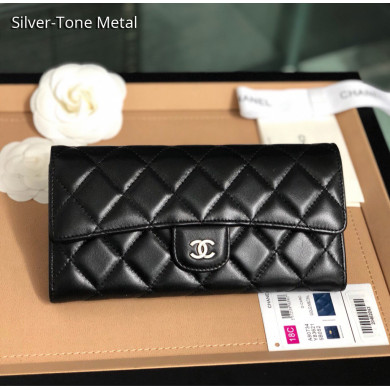 Classic long flap wallet, Chanel Wallet