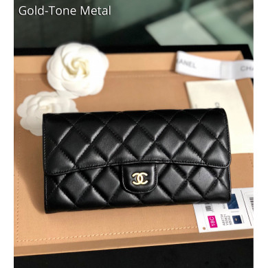 Classic long flap wallet, Chanel Wallet