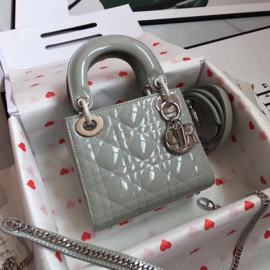 MINI LADY DIOR CALFSKIN BAG, Strap long about 120cm, Christian Dior CD Handbags