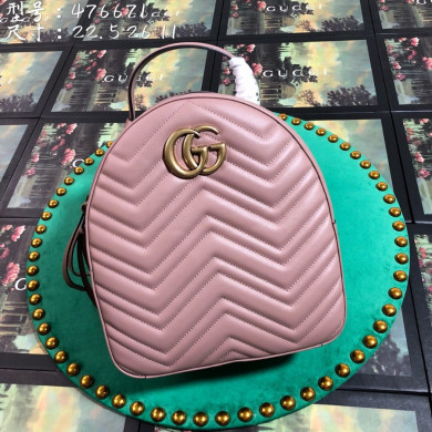 Gucci GG Marmont quilted leather backpack, 476671