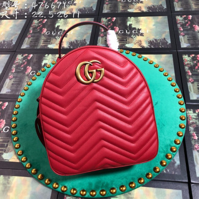 Gucci GG Marmont quilted leather backpack, 476671 , 9