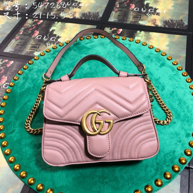 547260 GG Marmont mini top handle bag, GUCCI HANDBAGS