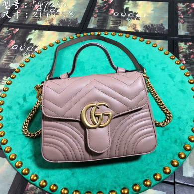 547260 GG Marmont mini top handle bag, GUCCI HANDBAGS