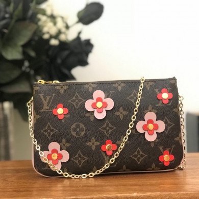 M63905, POCHETTE DOUBLE ZIP, Louis Vuitton LV Women | Small Leather Goods | Small Leather Goods