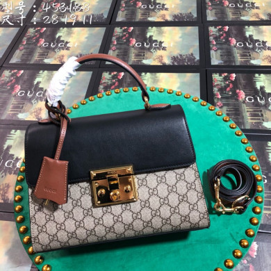453188 Padlock Gucci Signature top handle bag