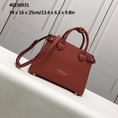 Burberry, 40236931, The Medium Banner in Leather and House Check