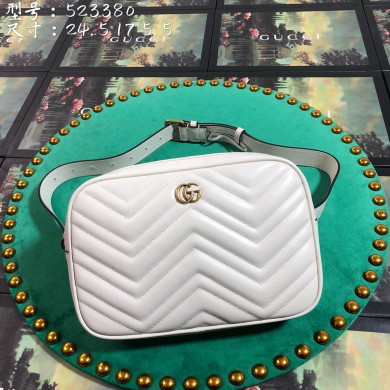 523380 GG Marmont matelassé belt bag, GUCCI Men's Belt Bags