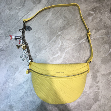 SOUVENIR BAG XS METALLIC EFFECT, Small embroidered logo belt bag