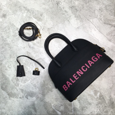 Ville Top Handle S, Balenciaga Handbags Small printed hand drawn Balenciaga logo calfskin bag