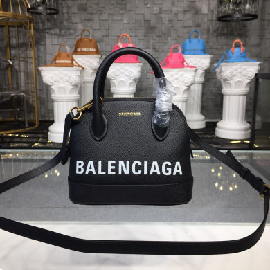 VILLE TOP HANDLE XXS, Small graffiti logo calfskin bag, BALENCIAGA HANDBAG