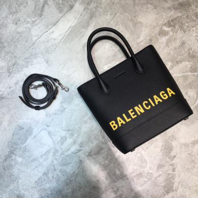 VILLE TOTE XXS, Handle Bag in white small grain leather, BALENCIAGA HANDBAG